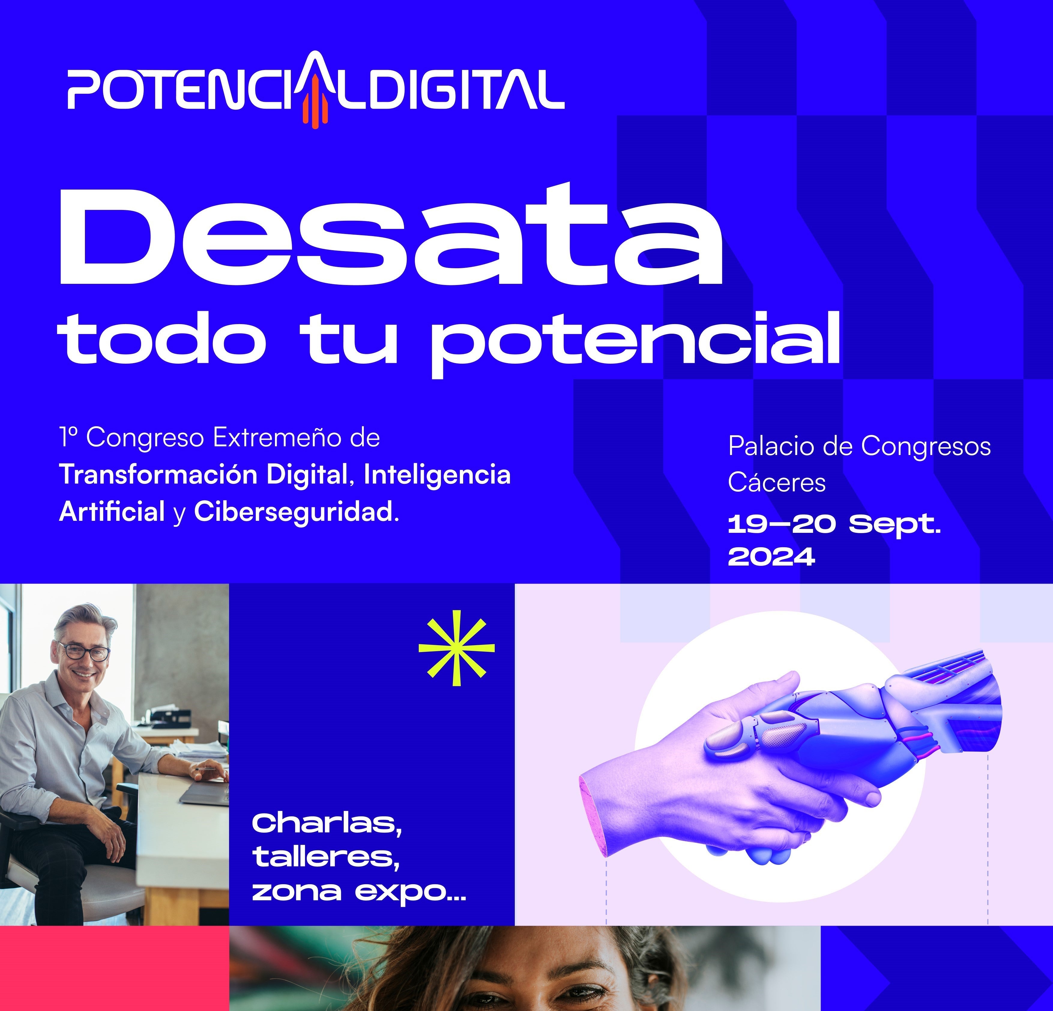 Este jueves Cáceres acogerá el I Congreso Potencial Digital con más de 2.400 empresas y profesionales Este jueves Cáceres acogerá el I Congreso Potencial Digital con más de 2.400 empresas y profesionales