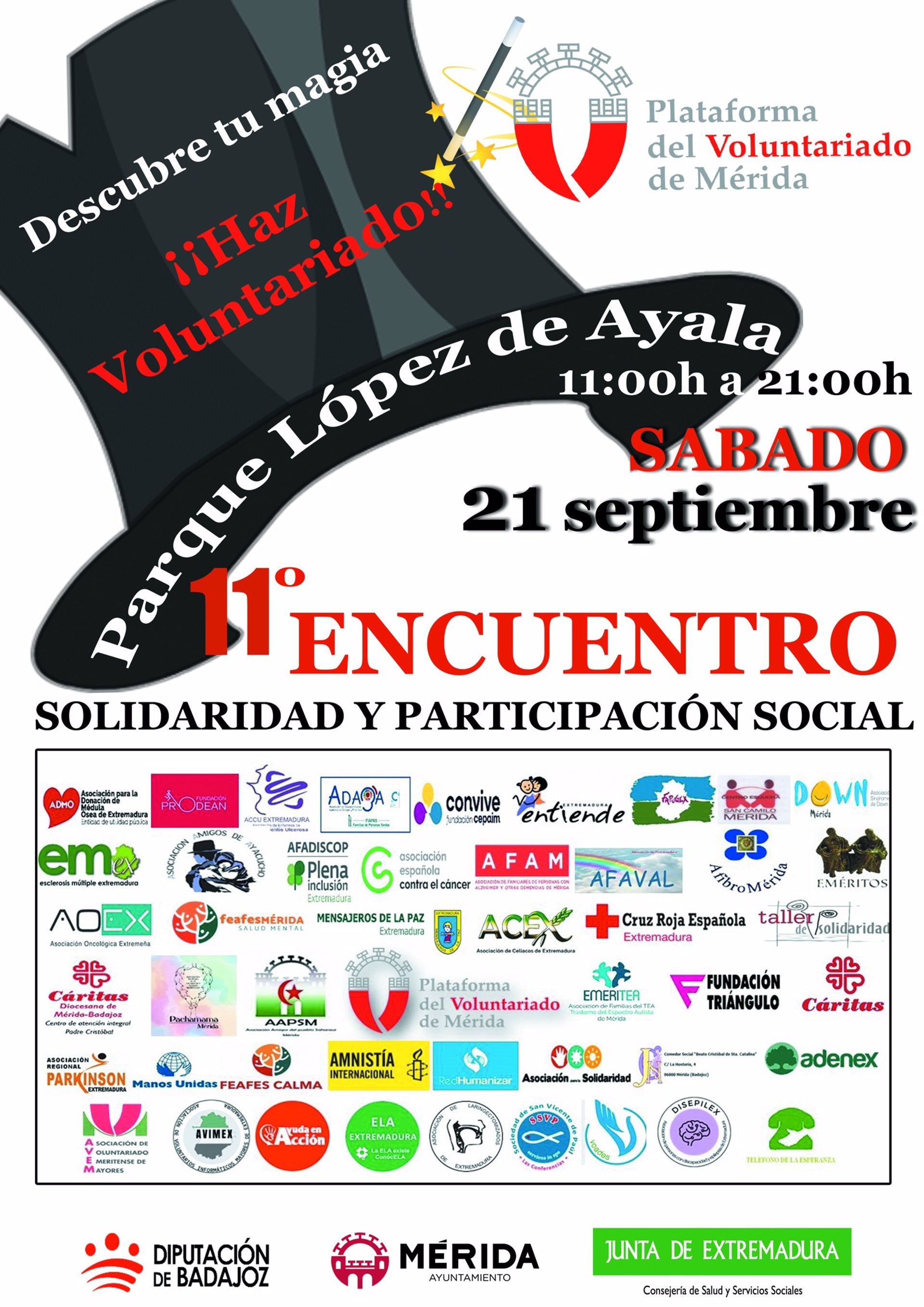 Medio centenar de entidades de la red del voluntariado de Mérida se dan cita en un encuentro este sábado Medio centenar de entidades de la red del voluntariado de Mérida se dan cita en un encuentro este sábado