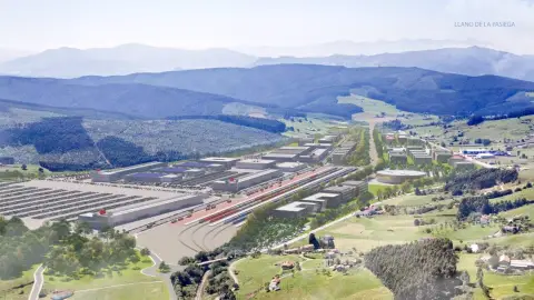 Infografía del Centro Logístico de La Pasiega Infografía del Centro Logístico de La Pasiega