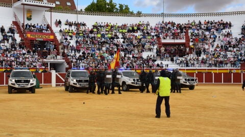 Imagen de una exhibici&oacute;n de la Guardia Civil