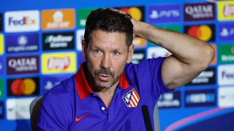 Diego Pablo Simeone, entrenador del Atlético de Madrid Diego Pablo Simeone, entrenador del Atlético de Madrid