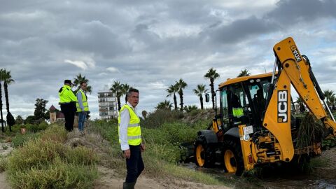 Consecuencias del temporal en la zona mar&iacute;tima de Burriana. 