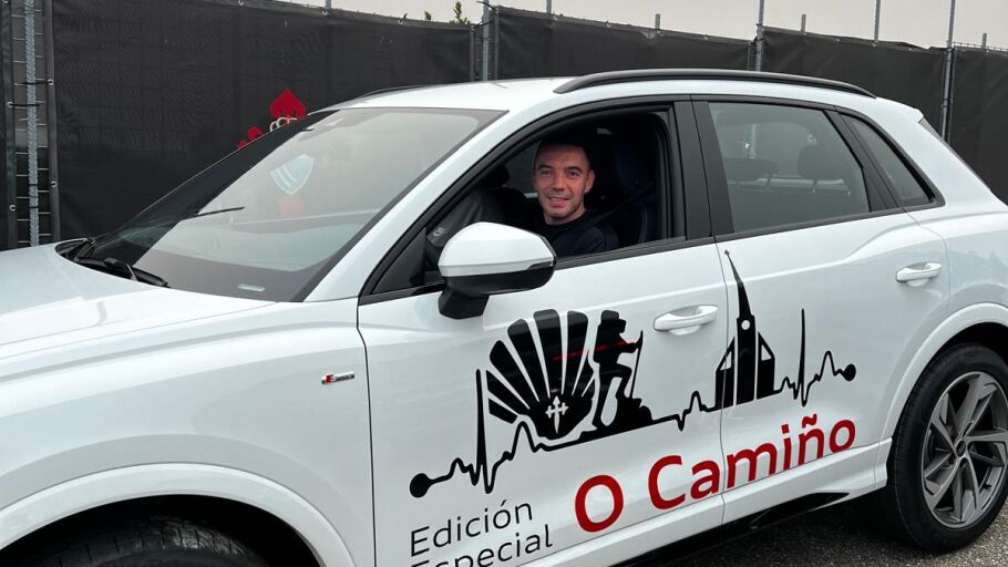 Iago Aspas,Audi Q3, edici&oacute;n especial O Cami&ntilde;o
