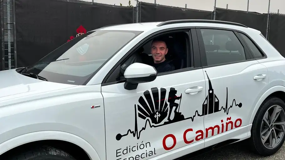 Iago Aspas,Audi Q3, edición especial O Camiño Iago Aspas,Audi Q3, edición especial O Camiño