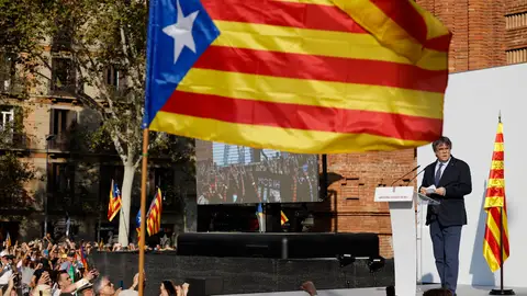 El expresidente catalán Carles Puigdemont en Barcelona el pasado jueves 8 de agosto. El expresidente catalán Carles Puigdemont en Barcelona el pasado jueves 8 de agosto. EFE/ Alberto Estevez