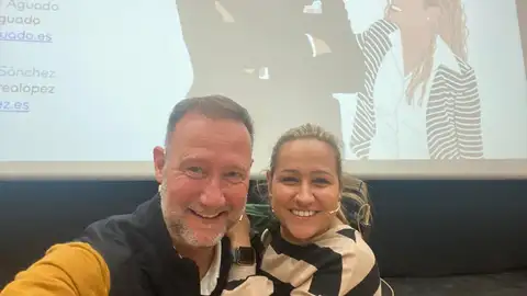 Nerea López y Pedro García Aguado. Nerea López y Pedro García Aguado.