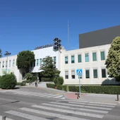 Imagen de archivo de la fachada de Atresmedia Imagen de archivo de la fachada de Atresmedia