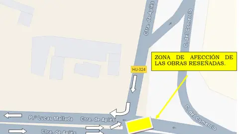 Afecciones al tráfico rodado en el paseo Lucas Mallada Afecciones al tráfico rodado en el paseo Lucas Mallada