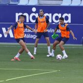 Entrenamiento del Málaga CF