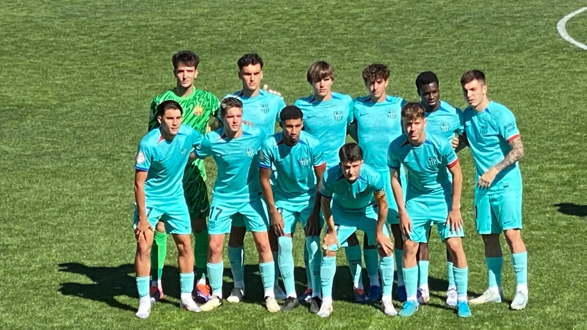 Alineación del Barça B en su último choque en Salamanca Alineación del Barça B en su último choque en Salamanca