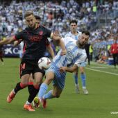 Pulido cumplía 250 partidos con el Huesca en La Rosaleda 