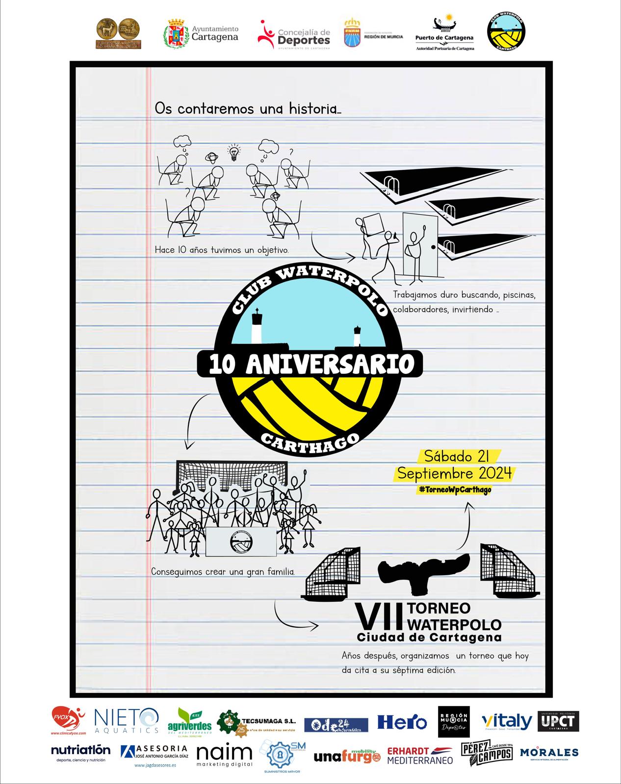 VII Torneo de Waterpolo "Ciudad de Cartagena", este sábado junto a la Cola de la Ballena VII Torneo de Waterpolo "Ciudad de Cartagena", este sábado junto a la Cola de la Ballena