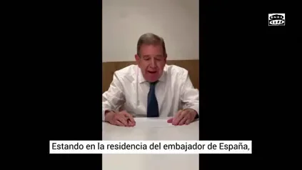 Edmundo Gonz&aacute;lez desvela que fue coaccionado por el r&eacute;gimen para salir de Venezuela