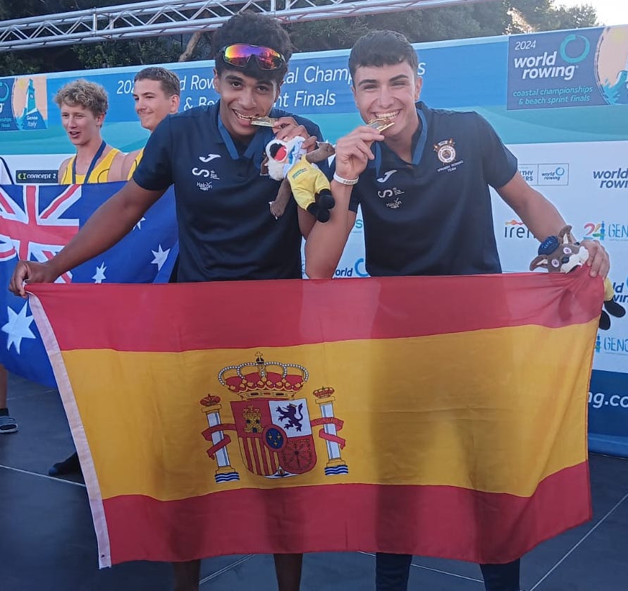 Andrés Aguilar, campeón del mundo juvenil de Beach Sprint Andrés Aguilar, campeón del mundo juvenil de Beach Sprint