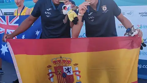 Andrés Aguilar - Marco Liarte Andrés Aguilar - Marco Liarte, campeones del mundo Beach Sprint