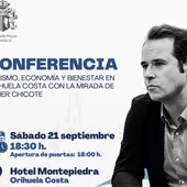 El periodista Javier Chicote ofrece este sábado en Campoamor la conferencia 'Turismo, economía y bienestar en Orihuela Costa' El periodista Javier Chicote ofrece este sábado en Campoamor la conferencia 'Turismo, economía y bienestar en Orihuela Costa'