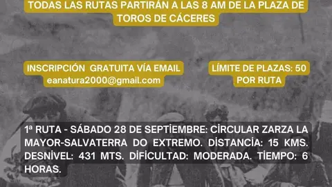 Natura 2000 organizará rutas sobre los exiliados republicanos de la Guerra Civil que buscaron salida desde Cáceres a Portugal Natura 2000 organizará rutas sobre los exiliados republicanos de la Guerra Civil que buscaron salida desde Cáceres a Portugal