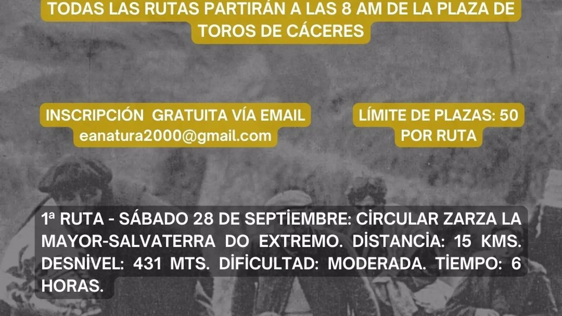 Natura 2000 organizará rutas sobre los exiliados republicanos de la Guerra Civil que buscaron salida desde Cáceres a Portugal Natura 2000 organizará rutas sobre los exiliados republicanos de la Guerra Civil que buscaron salida desde Cáceres a Portugal