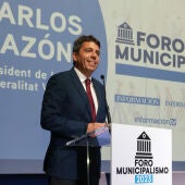 Mazón en una foto de archivo del foro de municipalismo