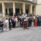 Lectura del manifiesto en Ciudad Real