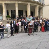 Lectura del manifiesto en Ciudad Real Lectura del manifiesto en Ciudad Real