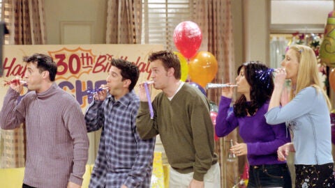 Imagen de un fotograma de la serie 'Friends'