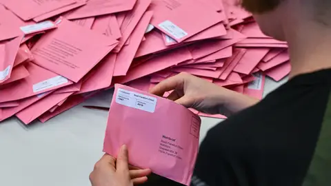 Recuento de votos en Brandeburgo (Alemania) Recuento de votos en Brandeburgo (Alemania)