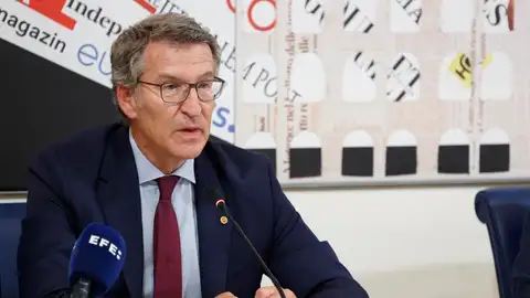 El líder del Partido Popular español, Alberto Núñez Feijóo El líder del Partido Popular español, Alberto Núñez Feijóo