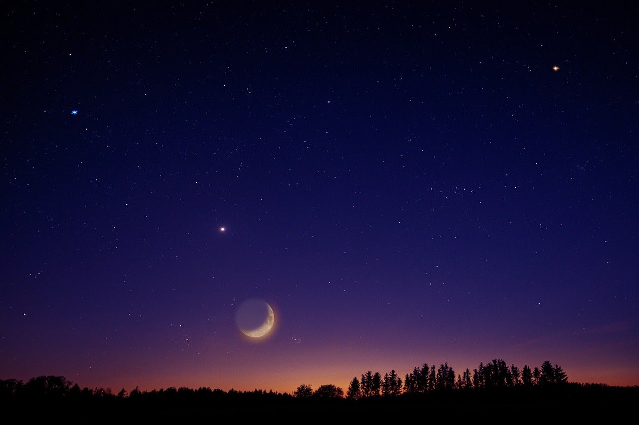 Llega una conjunción de la Luna y Júpiter: esto es lo que podrás ver en el cielo Llega una conjunción de la Luna y Júpiter: esto es lo que podrás ver en el cielo