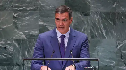 Pedro Sánchez interviene en la sede de Naciones Unidas. Pedro Sánchez interviene en la sede de Naciones Unidas.