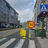 Las obras de humanización de O Milladoiro comienzan esta semana y ya está señalizada la prohibición de estacionamiento en el carril en sentido Santiago Las obras de humanización de O Milladoiro comienzan esta semana y ya está señalizada la prohibición de estacionamiento en el carril en sentido Santiago