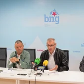 Rolda de prensa do grupo municipal do BNG en Ourense Rolda de prensa do grupo municipal do BNG en Ourense