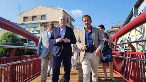 Inaugurada la pasarela peatonal de Valderrobres PASARELA VALDERROBRES