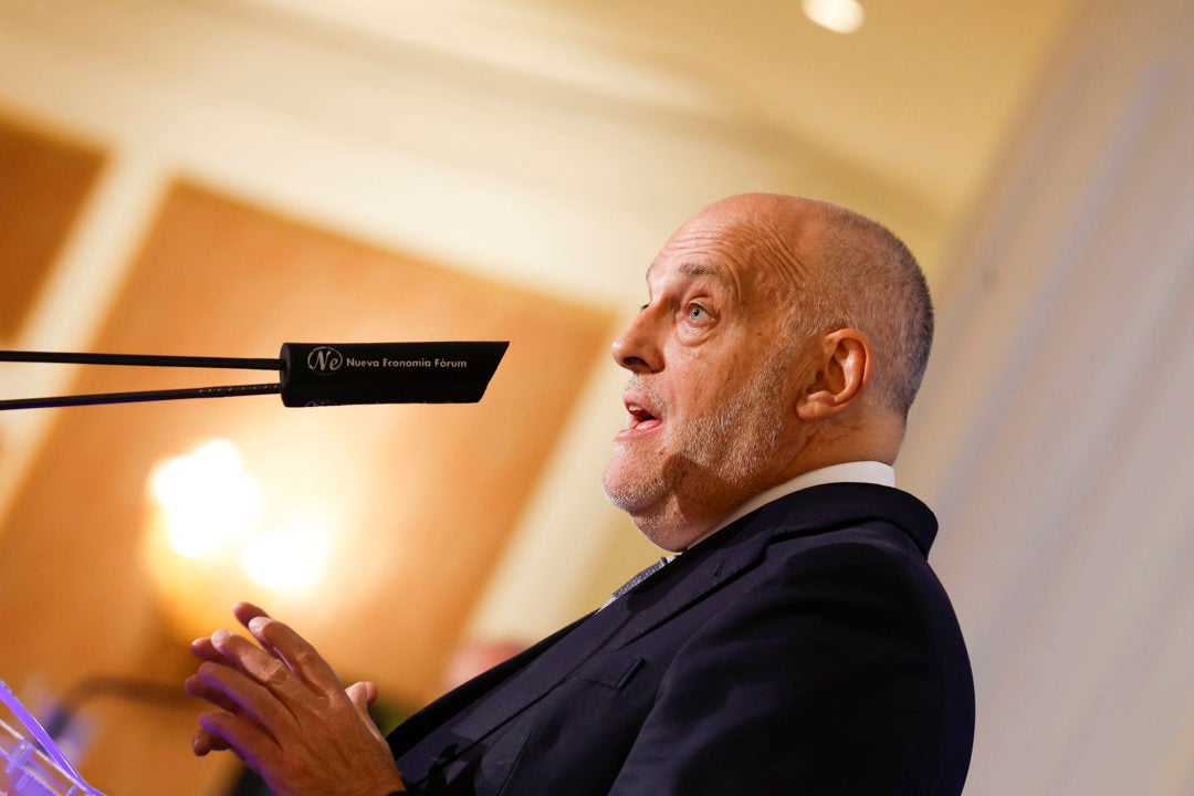 Tebas: "Lo que está ocurriendo en la Federación es un sainete" Tebas: "Lo que está ocurriendo en la Federación es un sainete"