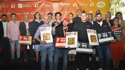 Javier García Albuger del restaurante Martina de Albacete ganador del concurso "Una de Bravas" .