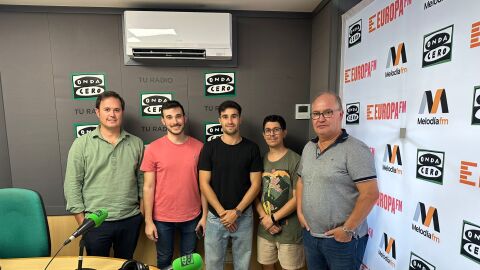 Josema San-Mat&iacute;as, Felipe Canals, Adri&aacute;n Caro, &Aacute;ngel Noguera y Paco Peral.