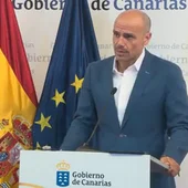El portavoz del Gobierno de Canarias, Alfonso Cabello detalla los aspectos del requerimiento enviado al Estado El portavoz del Gobierno de Canarias, Alfonso Cabello detalla los aspectos del requerimiento enviado al Estado