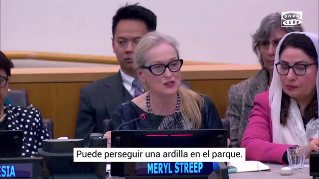 "Una ardilla tiene más libertad que una mujer afgana", la denuncia de Meryl Streep en la ONU "Una ardilla tiene más libertad que una mujer afgana", la denuncia de Meryl Streep en la ONU
