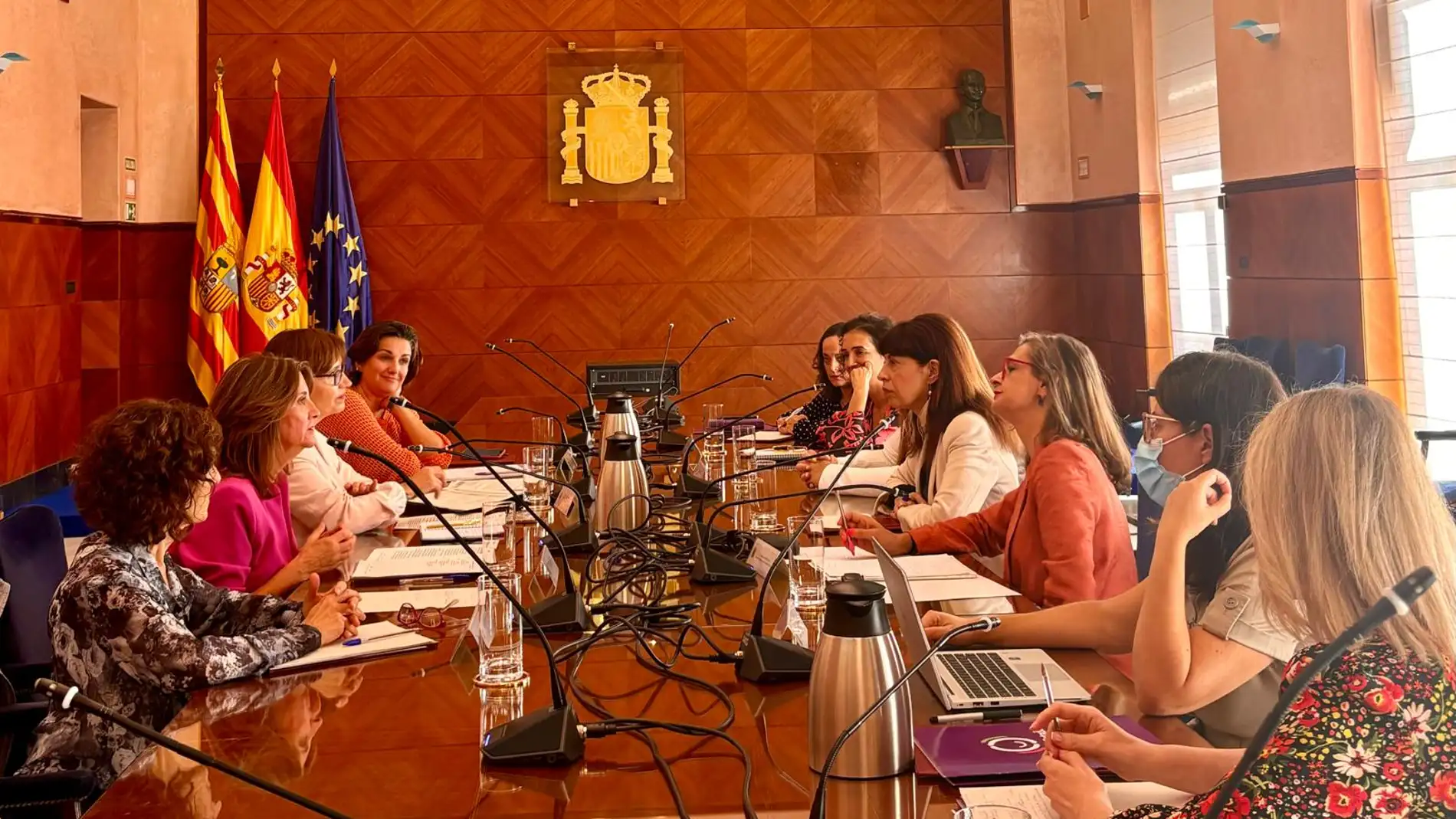 La ministra de Igualdad, en Zaragoza La ministra de Igualdad, en Zaragoza