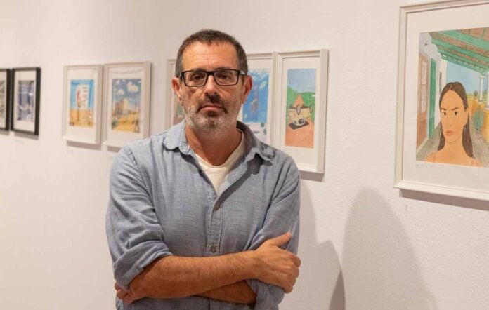 Las ilustraciones con las que Juan Moreno quiere recordar las Pitiusas de antaño protagonizan Formentera al día Las ilustraciones con las que Juan Moreno quiere recordar las Pitiusas de antaño protagonizan Formentera al día