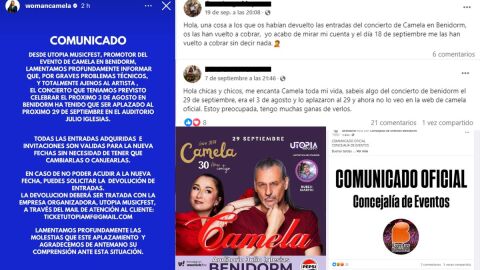 Repercusión en redes del concierto ficticio