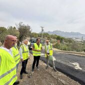 La Nucía inicia las obras de asfaltado del Camí de la Rompuda