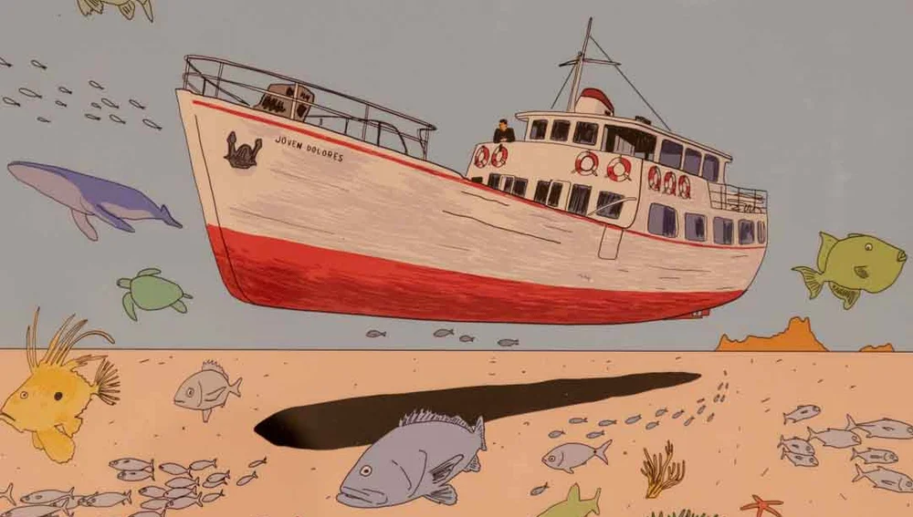 Una de las obras que se puede ver en la exposición Horizonte de sucesos Una de las obras que se puede ver en la exposición Horizonte de sucesos