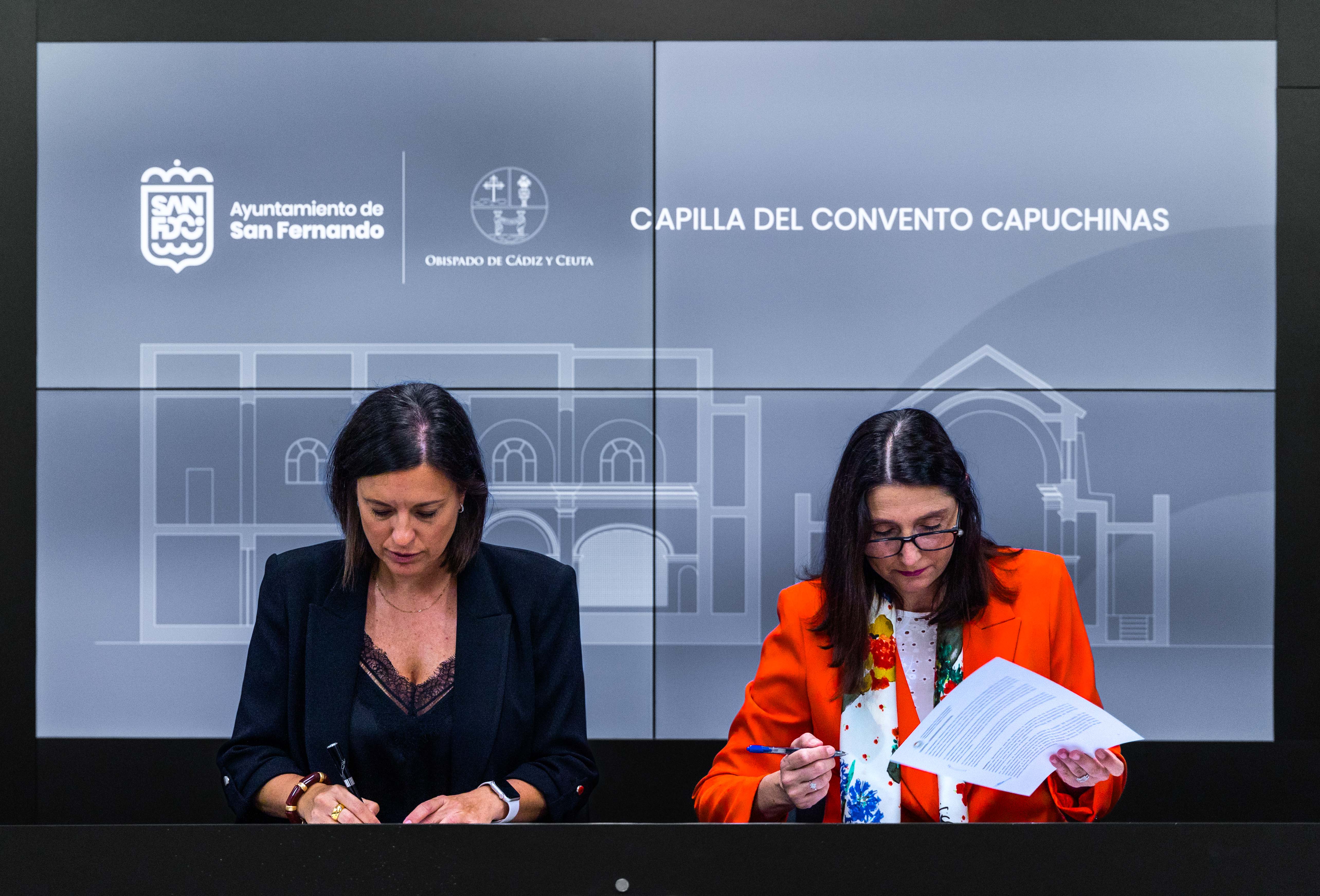 Formalizada la cesión de la antigua capilla de Capuchinas al Ayuntamiento de San Fernando Formalizada la cesión de la antigua capilla de Capuchinas al Ayuntamiento de San Fernando