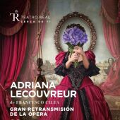 Cartel anunciador de la ópera "Adriana Lecouvreur"