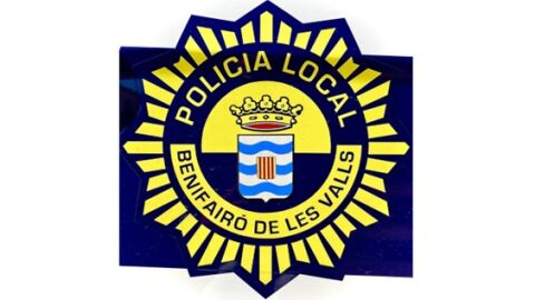 Escudo de la Polic&iacute;a Local de Benifair&oacute; de les Valls