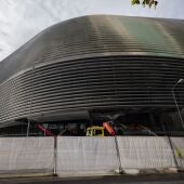 Imagen de archivo de obras en los alrededores del Santiago Bernabéu.