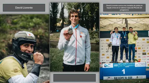 David Llorente suma una medalla de plata en kayak cross en la última Copa del Mundo de piragüismo Piragüismo
