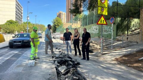 Obras en la Cala de Finestrat