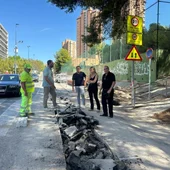 Obras en la Cala de Finestrat Obras en la Cala de Finestrat